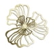 thumbnail image 5 of Decoración De Pared De Flores De Metal, Decoración Floral Para Colgar En La Pared, Para Hotel, Baño, Cocina, Dorado, Grande, 5 of 5