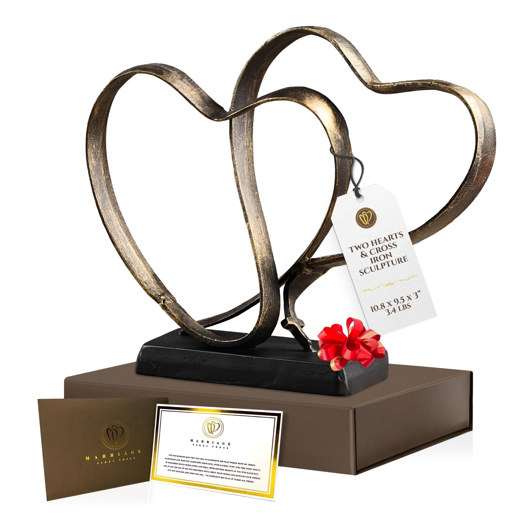 Escultura Dcapilla, Aniversario De Boda, Hierro, Sexto Regalo Para Pareja