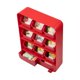 thumbnail image 4 of Organizador de bolsas de té Mind Reader 26x8x35 cm rojo de plástico, 4 of 5