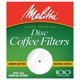 thumbnail image 3 of Filtros de café Melitta Disc, 3.5 pulgadas, blancos (paquete de 2), 3 of 3
