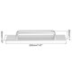 thumbnail image 2 of Uxcell 1Pack Manijas Autoadhesivas, Aleación de Aluminio Blanca Autoadhesiva Tiradores Instantáneos para Cajones de Tocador (200mm/7.87"), 2 of 5