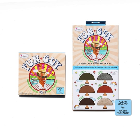 Paleta de Sombras de Ojos theBalm Fun Guy Vol 1 con Extractos de Shiitake