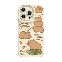 Crusec - Carcasa Funda Silicona Iphone 15 Pro Max Capibara Antigolpes