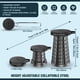 thumbnail image 5 of Taburete plegable NUMANU de 18" ajustable y portátil, capacidad de 620 lb, 5 of 8