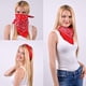 thumbnail image 5 of Paquete de 6 pañuelos de poliéster con diseño de arcoíris para hombre y mujer, de 54 x 54 cm, con estampado de cachemira y vaquero., 5 of 6