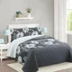 thumbnail image 3 of Cubrecama Quilt Sherpa 2pl Floral En Tonos Gris Blanco Diseño Floral Elegante Gris Blanco, 3 of 3