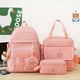 thumbnail image 2 of 4pcs Kawaii Candy Color Laptop Backpack, Casual Preppy Style Travel Schoolbag With Tote Bag Pencil Case And Coin Purse, 2 of 4