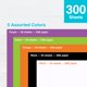 thumbnail image 4 of Papel PrintWorks para Halloween, 21,6 x 27,9 cm, 300 hojas, 5 colores, 4 of 9