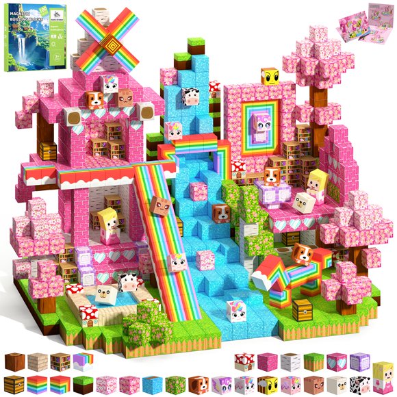 Bloques Magnéticos MagniBuild 100 piezas - Juguete de cubos de construcción