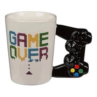 Genérico - Taza Tazon Gamer De Ceramica Game Over Control Ps Pro X.L