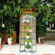 thumbnail image 2 of Invernadero de jardín con cubierta de PVC, con lona extraíble para balcón o terraza, impermeable y anti-UV, para cultivo y protección de plantas (sin soporte de hierro), verde, 2 of 5