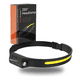thumbnail image 1 of Linterna Led Frontal Cintillo Cabeza Bicicleta Recargable Blanco Frío, 1 of 3