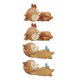 thumbnail image 4 of 4x Adornos De Cervatillo Decoración De Animales De Silicona 2x Style01 Y 2x Style03, 4 of 5
