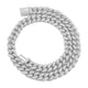 thumbnail image 1 of Cuban Link Chain Necklace de Miami Extra Brillante, Cadena Cubana para Hombre de Ancho 15-18 Mm, Cadena de Eslabones Cubanos Sólida Gruesa Grande Estilo Hip Hop con Brillo para Hombre, 16-24, 1 of 9