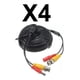 thumbnail image 3 of X4 Cable Camaras Seguridad Cctv Video Y Poder Bnc 15 Mts, 3 of 3