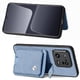 thumbnail image 3 of Funda Billetera Tejida para Xiaomi 13 Pro con Soporte y Tarjetero Azul, 3 of 4