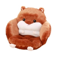 Ioensy - Cojín Para Asiento De Hámster, Almohada Bonita Para Silla Interior, Decoración Del Hogar, Apartamento, Color Marrón Oscuro