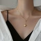 thumbnail image 4 of Gorgeous Heart-Shaped Gold Plated Stainless Steel Necklace - Perfect Gift for the Lover in Your Life!, 4 of 4