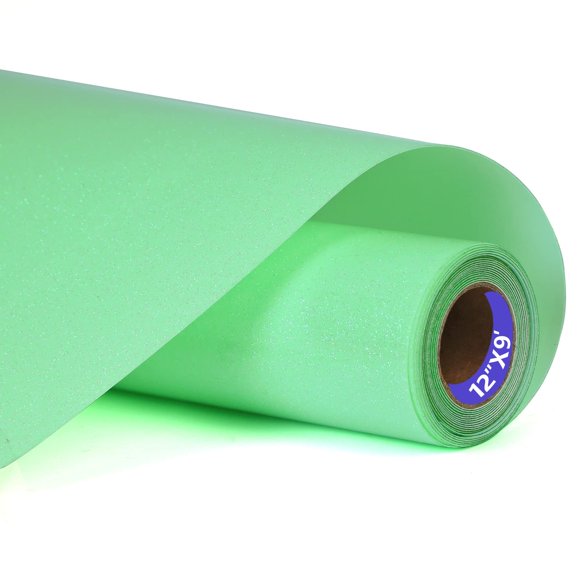 Vinilo de transferencia térmica HTV SHOMKIEE 30 cm × 274 cm Brillante Verde