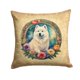 thumbnail image 1 of Almohada Decorativa Samoyed Flowers, 1 of 7