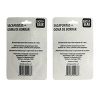 Sacapuntas Con Goma De Borrar  Pen+Gear