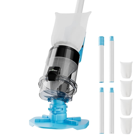 Aspiradora para piscina ROBOKLEEN inalámbrica 30 GPM con doble filtro