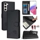 thumbnail image 1 of Funda tipo cartera FOXDOCK para Samsung Galaxy S23 con soporte, ranuras, RFID, diseño de gato, 1 of 5
