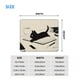 thumbnail image 2 of 1pc Cute Cat Mouse Pad, Funny Small Mousepad For Desk With Non-Slip Rubber Base, Black Animals Mouse Pads For Computer Wireless Mouse Office Decor Desk Accessories, 9.5×7.9 In, 2 of 4