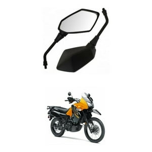 Genérico - Espejos Para Moto Kawasaki Klr 650 Negro