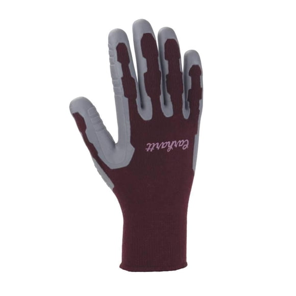 Guante Carhartt Pro Palm C-Grip para mujer Dusty Plum, talla M