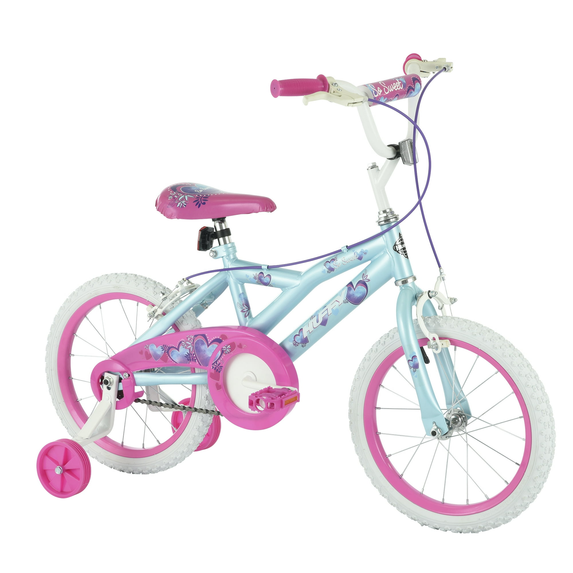 Bicicleta Infantil Huffy So Sweet Aro 16 Celeste
