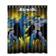 thumbnail image 1 of Cortina de ducha con diseño de superhéroe Batman, juego de cortinas de baño con ganchos, tamaño 66 x 72 pulgadas, 1 of 3