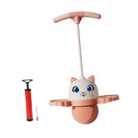 Magideal - Pogo Jump Ball, Juguete De Salto Alto Con Mango Ajustable, Pelota Que Rebota Para Niños, Tabla De Equilibrio De Salto, Para Hacer Ejercicio Con Capaci Rosa