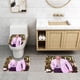 thumbnail image 2 of Dwayne Johnson Juego de 3 alfombras de baño de coral fleece: tapete de baño + alfombra de inodoro en forma de U + funda de tapa de inodoro en forma de O, 2 of 6