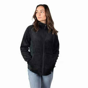 Chaqueta Micropolar Mujer Furry Grey Lenga® Cierres Ykk®