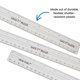 thumbnail image 2 of Juego de reglas hand2mind Clear Safe-T de plástico, 30 cm (juego de 24), 2 of 7