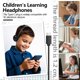 thumbnail image 2 of Audífonos GDBOMA USB-C negros paquete de 20 para niños y escuela, 2 of 7
