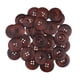 thumbnail image 1 of 30 Piezas 4 Agujeros Planos Botones de madera Costura Ropa Accesorios Café oscuro, 1 of 5