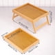 thumbnail image 2 of Bandeja para Cama Fibogollo de Bambú con Patas Plegables 40x30 cm, 2 of 6