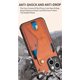 thumbnail image 3 of Funda Resistente para iPhone 14 con Tarjetero y Soporte, Diseño Magnético Marrón, 3 of 5
