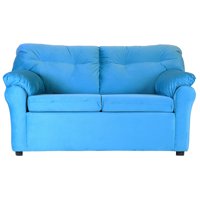 Muebles América - Sofa América 2 Cuerpos Tela Turquesa