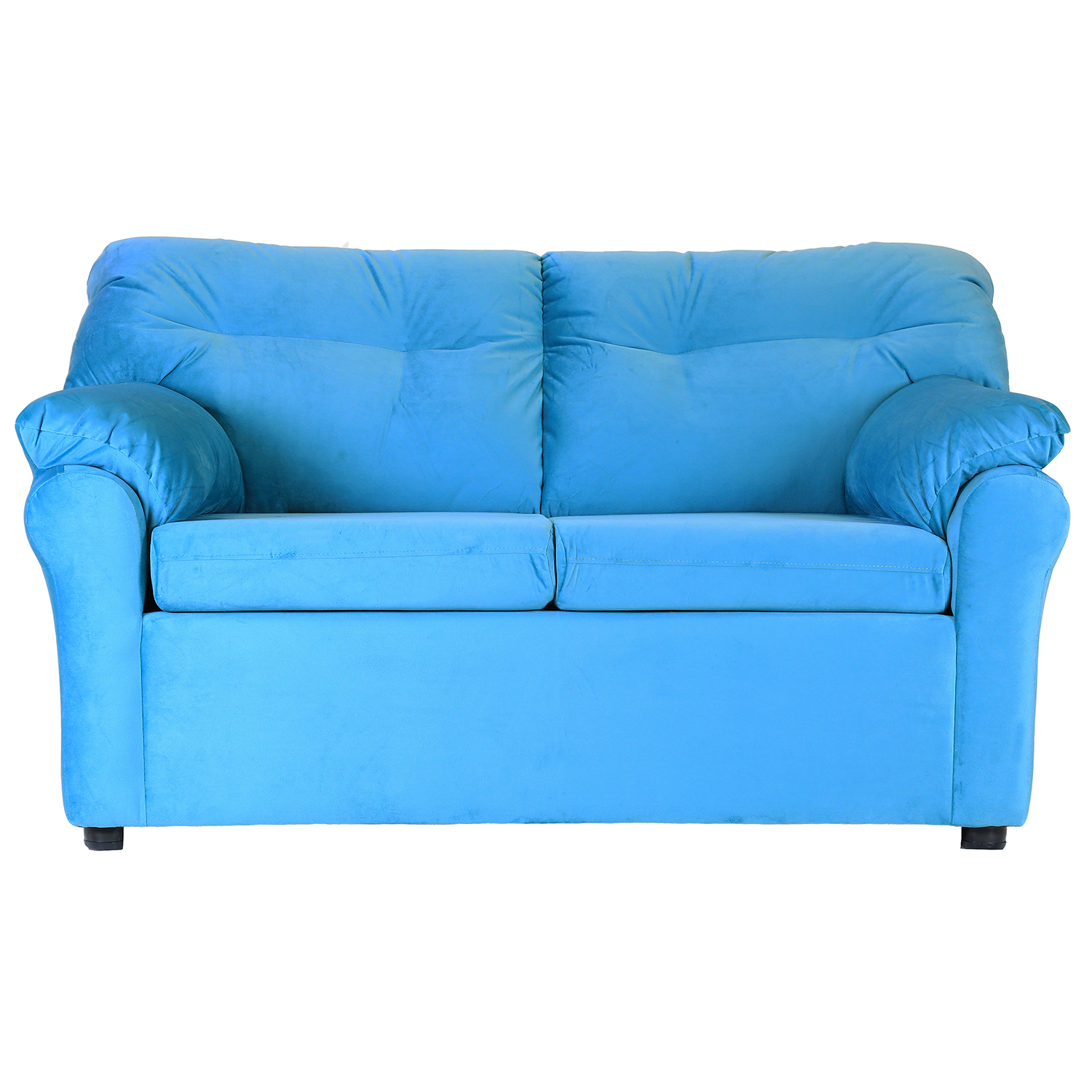 Muebles América - Sofa América 2 Cuerpos Tela Turquesa