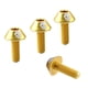 thumbnail image 4 of 4x aleación ligera de aleación de aluminio botella de agua jaula pernos m6 tornillos de oro, 4 of 5