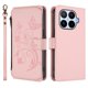 thumbnail image 2 of Funda Cartera Mariposa para [Xiaomi 17T] con Soporte y Cremallera Rosa, 2 of 6