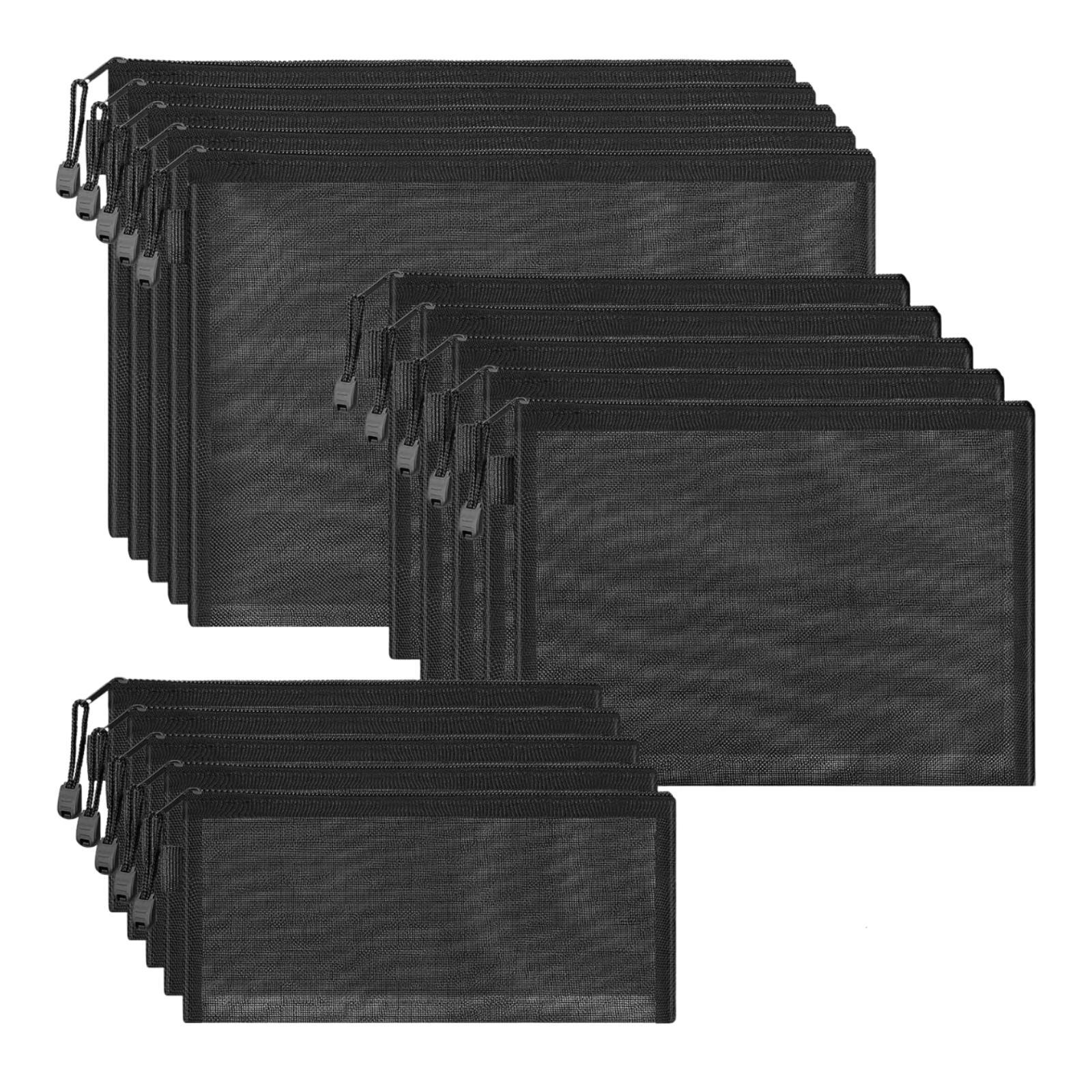 Ioensy - 15 Bolsas De Malla Con Cremallera De Nailon, Pequeñas Bolsas De Cosméticos Para El Hogar Y La Escuela