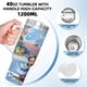 thumbnail image 5 of Lilo y Stitch Vaso aislado de acero inoxidable con asa, diseño temático, regalo para familia, amigos y fans; incluye pajita y encaja en el portavasos estándar, 40 oz, 5 of 6