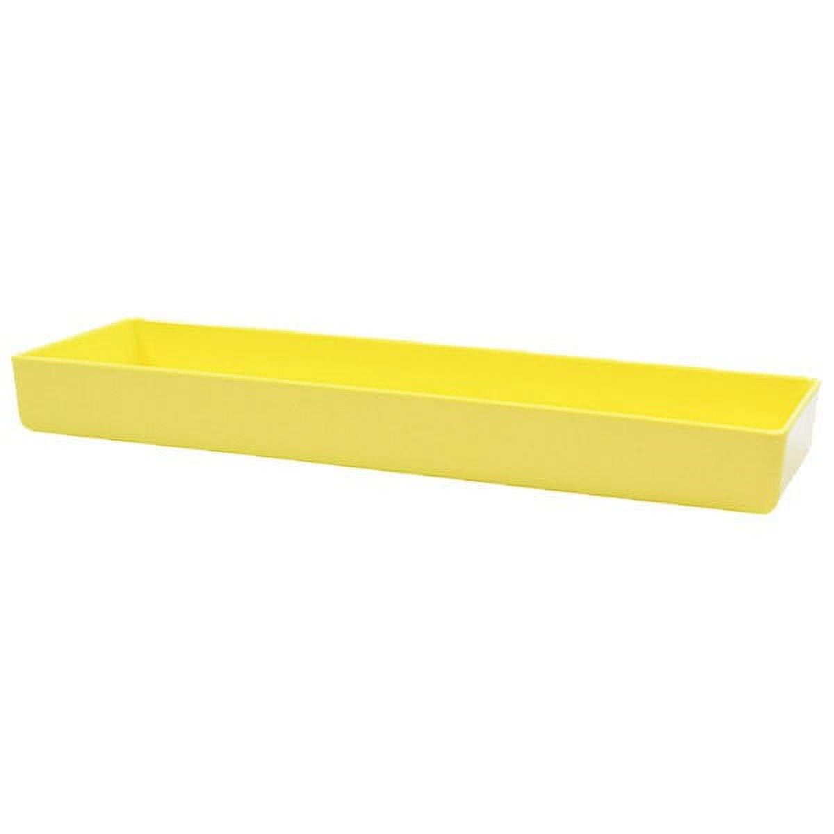 Imahe - Recipiente Amarillo 38x12x3.8cm.