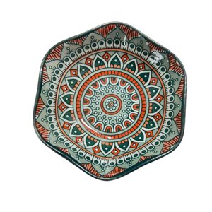 Oem - Pack 4 Platos Bowl Para Salsas Con Diseños Rombos 2