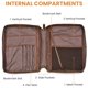 thumbnail image 5 of Funda para Biblia de Cuero LEATHER VILLAGE Grande Marrón con Cremallera, 5 of 9