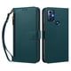 thumbnail image 1 of Funda Tipo Billetera para Motorola Moto G Play 2023 con Soporte y Bolsillo con Cierre Verde, 1 of 1
